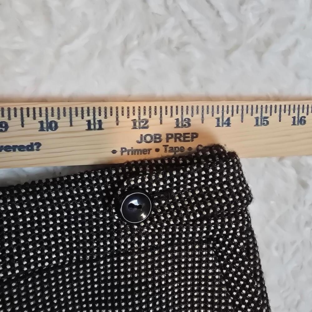 Ann Taylor 100% Virgin Wool Women's Brown&Tan Houndstooth Patterned Skirt Size 2 - Picture 8 of 9